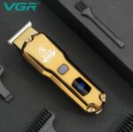 ⁦ماكينة حلاقة VGR V-927 الاحترافية المقاومة للماء (IPX7) مع شاشة LED وشحن USB | VGR V-927 Professional Hair Trimmer - IPX7 Waterproof with LED Display & USB Charging⁩ - الصورة ⁦2⁩