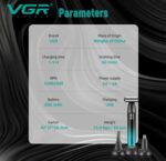 ماكينة VGR V-628 المتكاملة 3 في 1 للعناية بالوجه والجسم | VGR V-628 Professional 3-in-1 Grooming Kit - Image 2