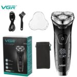 ماكينة حلاقة الرجال VGR V-318 الاحترافية المقاومة للماء (IPX6) مع شاشة LED ذكية | VGR V-318 Professional Men's Shaver - IPX6 Waterproof with Intelligent LED Display