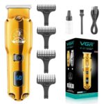 ماكينة حلاقة VGR V-927 الاحترافية المقاومة للماء (IPX7) مع شاشة LED وشحن USB | VGR V-927 Professional Hair Trimmer - IPX7 Waterproof with LED Display & USB Charging