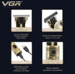 ⁦ماكينة VGR V-097 الاحترافية بشاشة ديجيتال | VGR V-097 Professional Digital Trimmer⁩ - الصورة ⁦4⁩