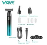 ماكينة VGR V-628 المتكاملة 3 في 1 للعناية بالوجه والجسم | VGR V-628 Professional 3-in-1 Grooming Kit - Image 5