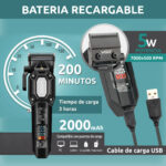 طقم الحلاقة الاحترافي VGR (V-600 & V-900): ماكينة حلاقة وتحديد بتصميم شفاف، شاشة LED، وأداء توربو فائق | VGR Professional Barber Combo V-600 & V-900: Transparent Design Hair Clipper & Trimmer Set - Image 6