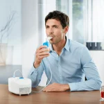 جهاز نيبولايزر ( إستنشاق البخار ) المنزلى ماركة اومرون Omron C102 Total فيتنامى الصنع مستورد ضمان 5 سنوات - Image 2